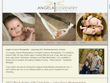 Tablet Screenshot of angelacoventry.com
